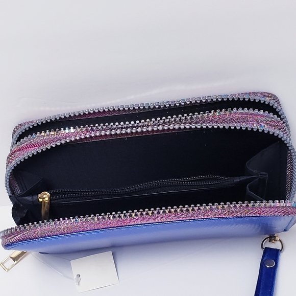 Women's blue wallet - Picture 4 of 4